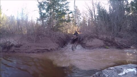 RZR 1k gets buried and blows snorkel shaft DHMR17