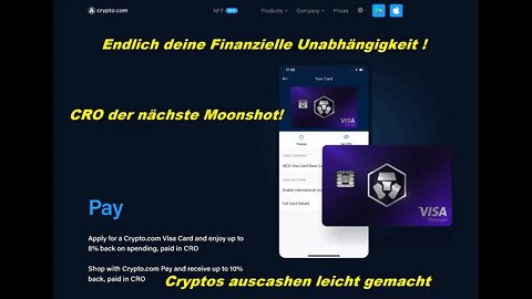 😎Deine Finanzielle Unabhängigkeit mit Crypto.com und VISA😎