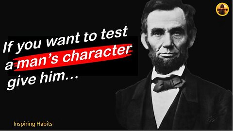 20 Abraham Lincoln quotes to inspire you at... I motivational quote I Inspiring Habits #1