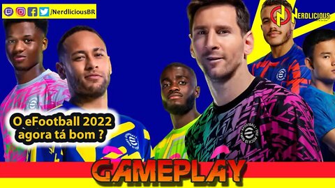 🎮 GAMEPLAY! O eFootball 2022 foi atualizado e agora está jogável! Confira nossa Gameplay no PS4!