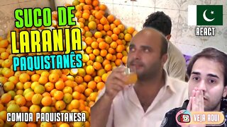 🍊 NINGUÉM RESISTE a um SUCO DE LARANJA! Reagindo a COMIDAS DE RUA do PAQUISTÃO | Veja Aqui Reacts