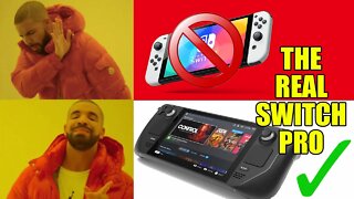 The Real Switch Pro! Steam Deck Handheld Gaming Console | Portable PC - AMD Zen 2 APU, 1280x800 16GB