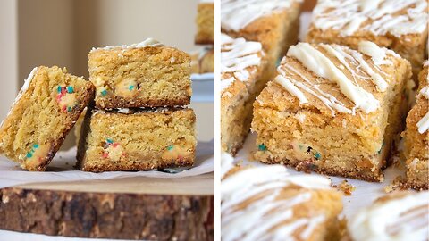 Baking for Easter: One bowl, 30 minute Cookies and Cream Egg Blondies | Daily recipes