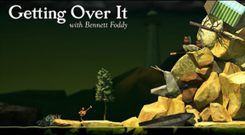 Getting Over It by Bennett Foddy - Racing against ConfusedCoast!