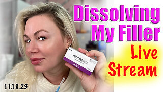 Live Stream Dissolving my Filler with Liporase, Join me! AceCosm | Code Jessica10 Saves you money