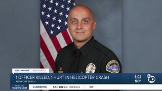 One officer killed in Newport Beach helicopter crash
