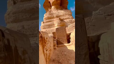 What a fantastic feeling of Standing in front of The Great Sphinx 😍 #egypt 🇪🇬♥️ #shorts