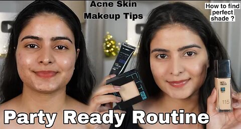 How to get the perfect base for wedding? Oily-acne skin makeup