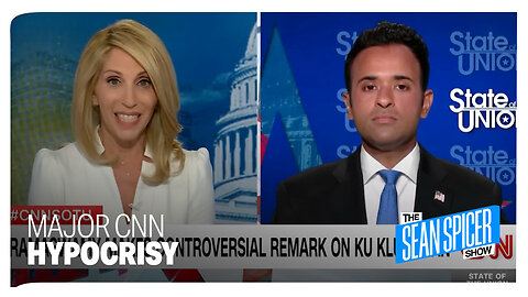 Ramaswamy & Spicer CALL OUT Dana Bash for hypocrisy over KKK comments