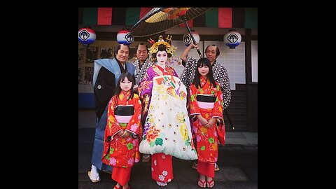 What is a Japanese oiran walk?