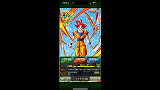 Dokkan Battle Saiyan Day God Goku Awakenjng