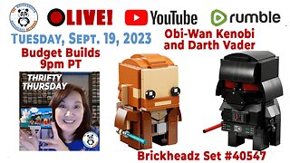 Budget Builds (aka Thrifty Thursday) - Obi Wan Kenobi and Darth Vader Brickheadz Set #40547