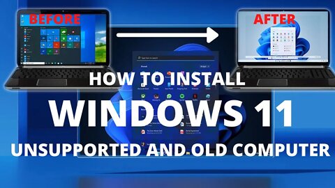 Installing Windows 11 on "Unsupported" Hardware | Old computer | non compatible PC New METHOD easy