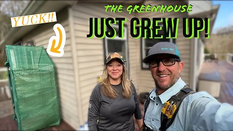 The Greenhouse….JUST GREW UP! DIY greenhouse upgrade