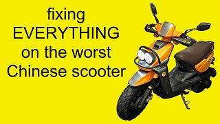 How to fix EVERYTHING on a 150cc GY6 Chinese scooter 2014 Tao Tao BWS (Yamaha Zuma clone)