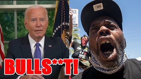 BLM calls BULLS**T on Democratic Party again after Biden addresses the Nation!