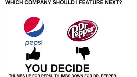 Company Logos Through Time: Pepsi Or Dr. Pepper You Decide *Please read description* (12720A)