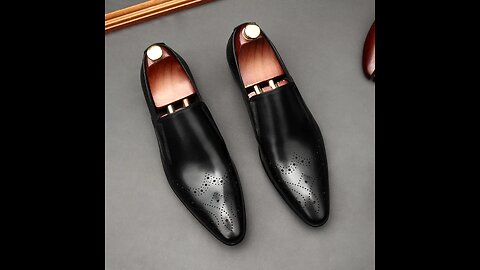 Formal Cow Leather Men Casual Shoes Brand Mens Loafers Dress Shoes Genuine Leather
