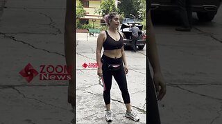 Neha Bhasin Spotted At Gym outfit In Bandra🤩