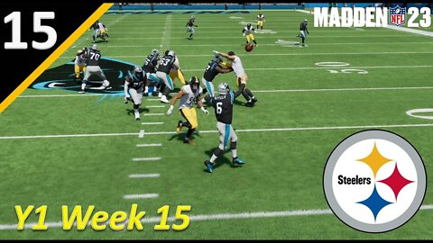 We Have the Worst O-Line in the League l Madden 23 Pittsburgh Steelers Franchise Ep. 15