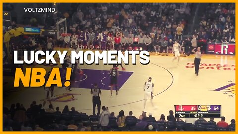 NBA | Lucky moments!