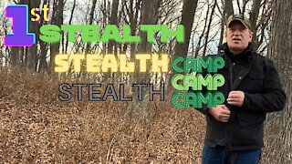 1st Stealth camping Video
