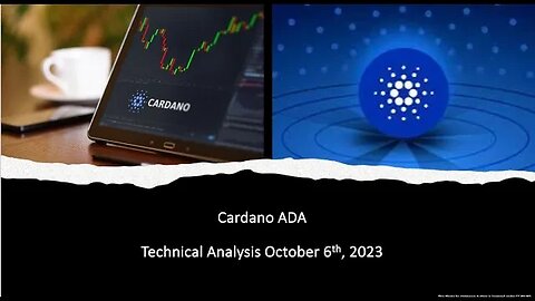 Cardano ADA - Technical analysis, October 6th, 2023