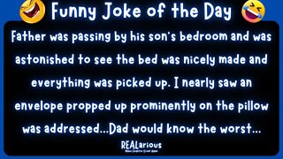 Daily Joke of the Day - Funny Short Joke - Son's Runaway