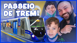 Passeio de Trem e Metrô de SP - Thaisa Tonin