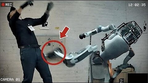 TESLA ROBOT ATTACKS EMPLOYEE! SO LET'S KEEP MAKING MORE ROBOTS...