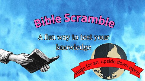 Bible Word Scramble Galatians 5:22-23