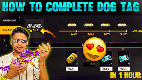 How To Complete Dog Tags In Free Fire 2023||Free Fire Dog Tag Trick||Bot Sanju