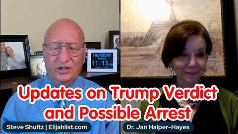 Dr. Jan Halper - Hayes Gives Updates On Trump Verdict And Possible Arrest - June 16..