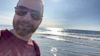 Beach day! Okay, beach half-hour. (Pre-recorded / Test)