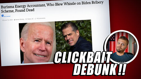 Was A Whistleblower Against Biden FOUND DEAD?