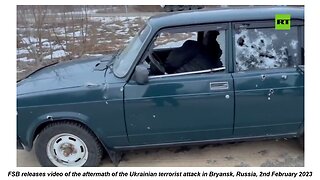 (Warning, gruesome images 18+) Aftermath of Ukrainian terrorist attack in Bryansk, Russia