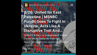 3/26: United for East Palestine | Malcolm Nance: The ULTIMATE Clown Show, Wearing Clown Shoes