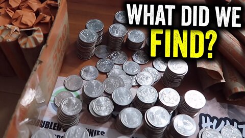 SEARCHING FOR RARE COINS - COIN ROLL HUNTING QUARTERS WORTH MONEY!!