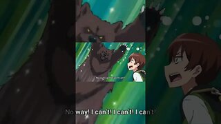 Bear Attack But Rescued by Hot Demon Chick #shorts #anime #animeedit #shorts