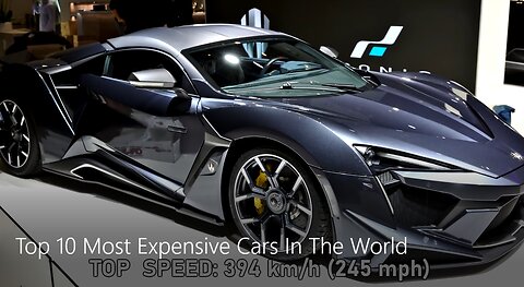 Top 10 Most Expensive Cars In The World