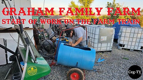 Graham Family Farm: Start of Work on the Farm Train