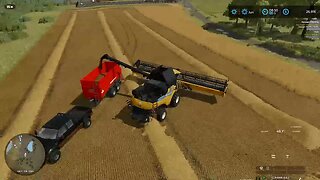 FS22 | Hinterland | Timelapse #87 | Harvest Barley