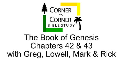 Studying Genesis 42 & 43