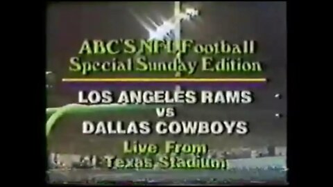 1979-10-14 Los Angeles Rams vs Dallas Cowboys