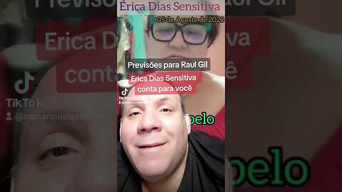 Erica Dias Sensitiva faz previsões para Raul Gil