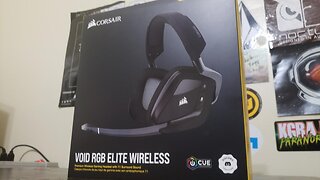 Corsair void elite Rgb gaming headset unboxing video