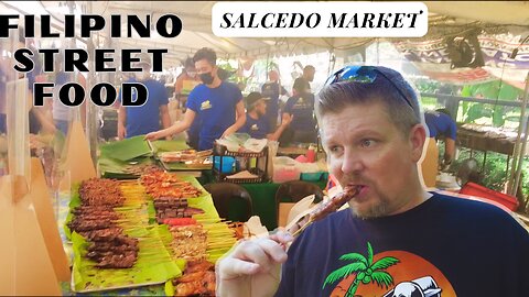 Salcedo Saturday Market Exploring the Filipino food; street food