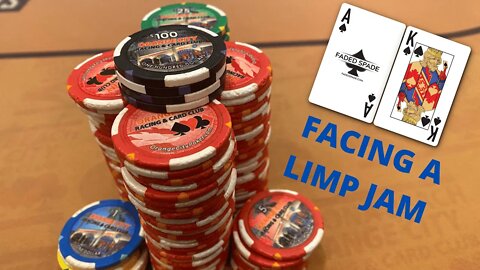 Opponent Limp Jams And We Have AK - Kyle Fischl Poker Vlog Ep 82