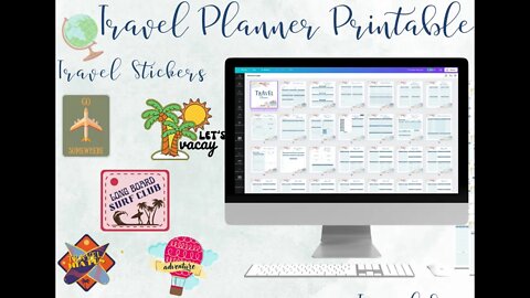 Travel Planner Printables Review, Bonus, OTOs – Planners, Social Media Posts, Stickers, Bookmarks