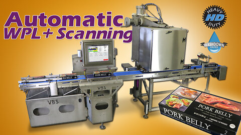 Automatic Weigh Price Labeler for Boxed Product
